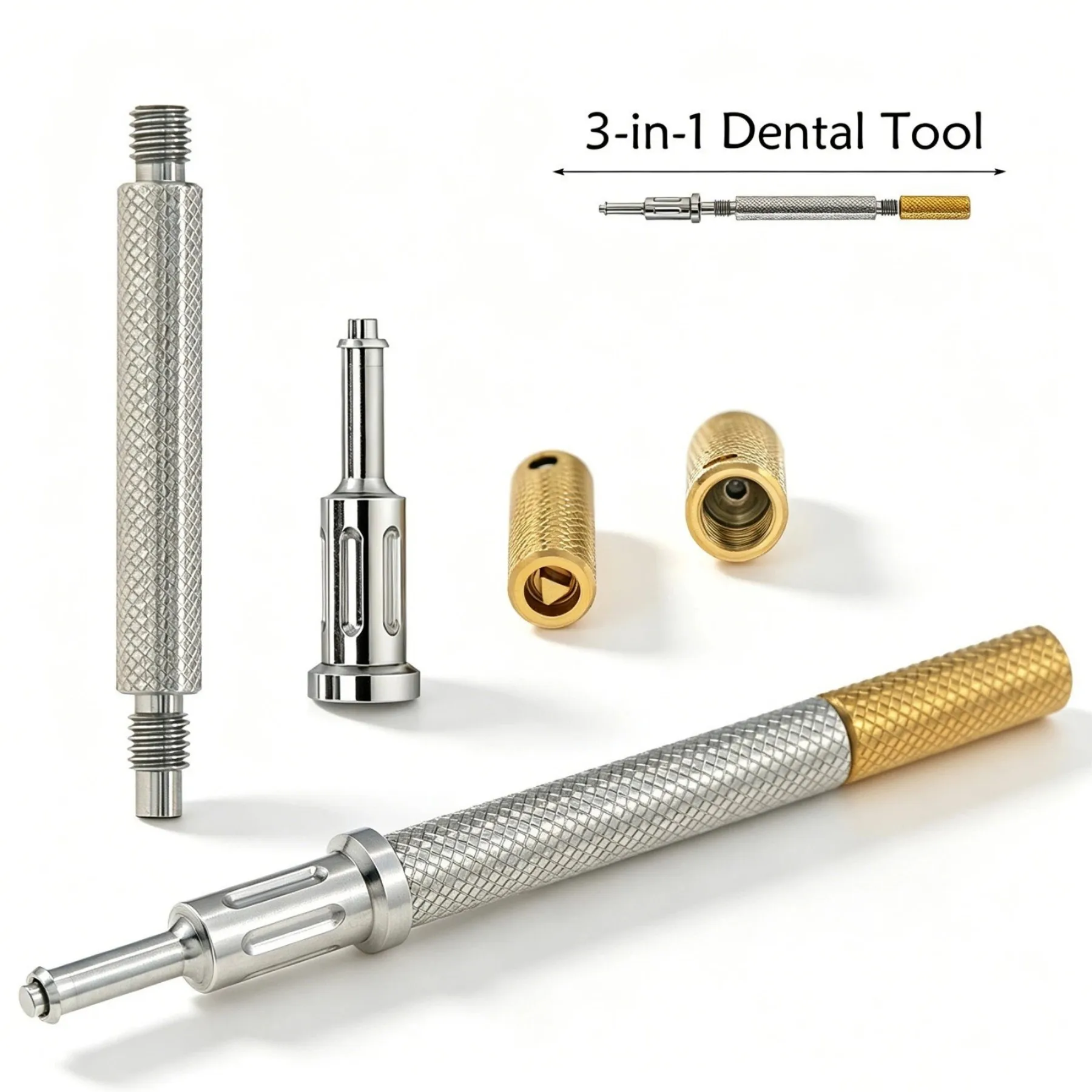 Universal LOcater Core Tool Retention Caps Insertion Extraction Cap Bar Removal Male Cap