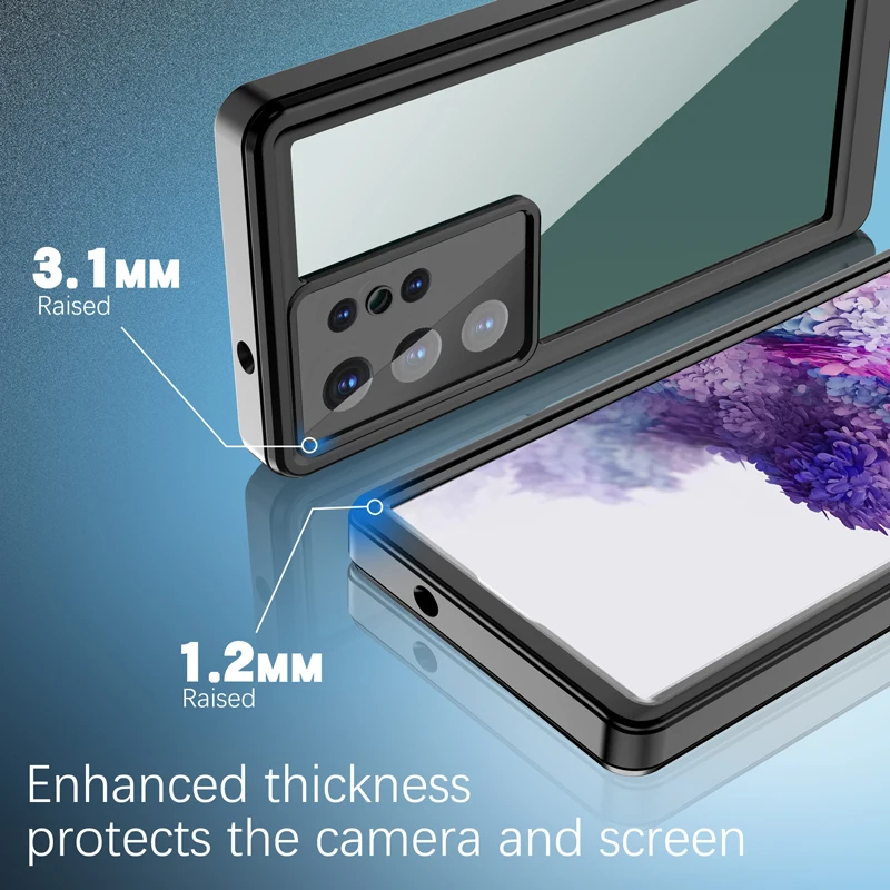 For Samsung Galaxy S23 Ultra Case High Quality Waterproof Full Body Protection Sking Drop-proof Cover for Galaxy S23 Plus