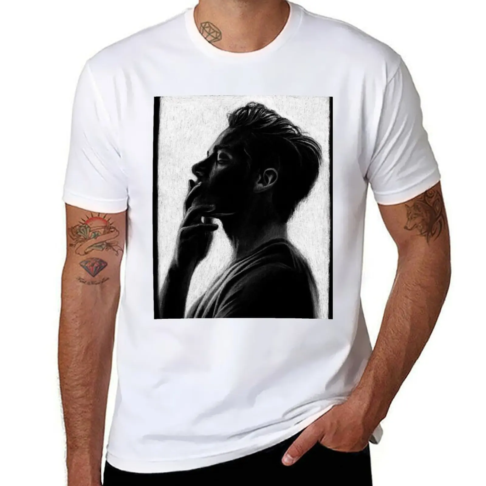

for t t T-Shirt shirts essential t quality man high cotton Dominic Sherwood shirt shirt cotton man