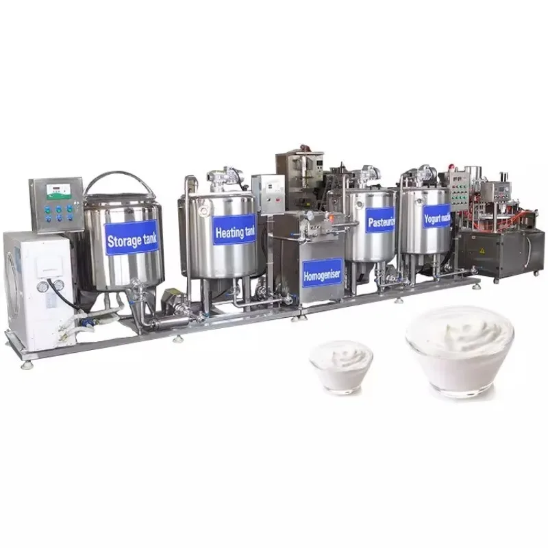 Commercial Yogurt Manufacturing Line High Capacity Dairy Production Equipment for Yogurt and Milk Drinks