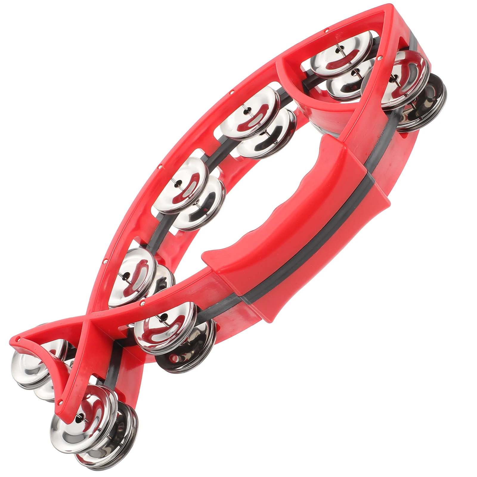 

Funny Tambourine For Kids Handheld Percussion Party Prop Musical Instrument Ktv Accessories Colorful Portable Hand Bell Gift