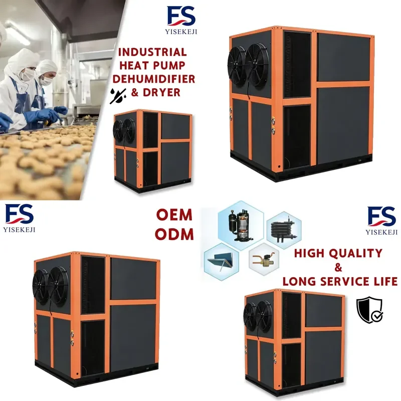 AP01 Industrial Dehumidifier 380V 20kW Heat Pump Dryer for ISE Technology Open Closed Loop Hybrid Wood Food Drying