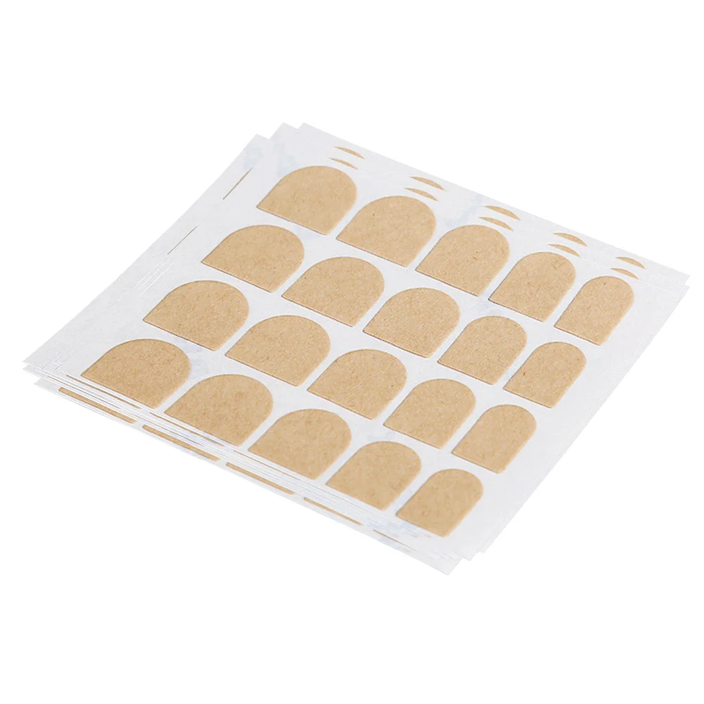 

50 Sheets Artificial Nail Glue Stickers Double-sided Adhesive Pastes DIY Manicure Accessories Yellow