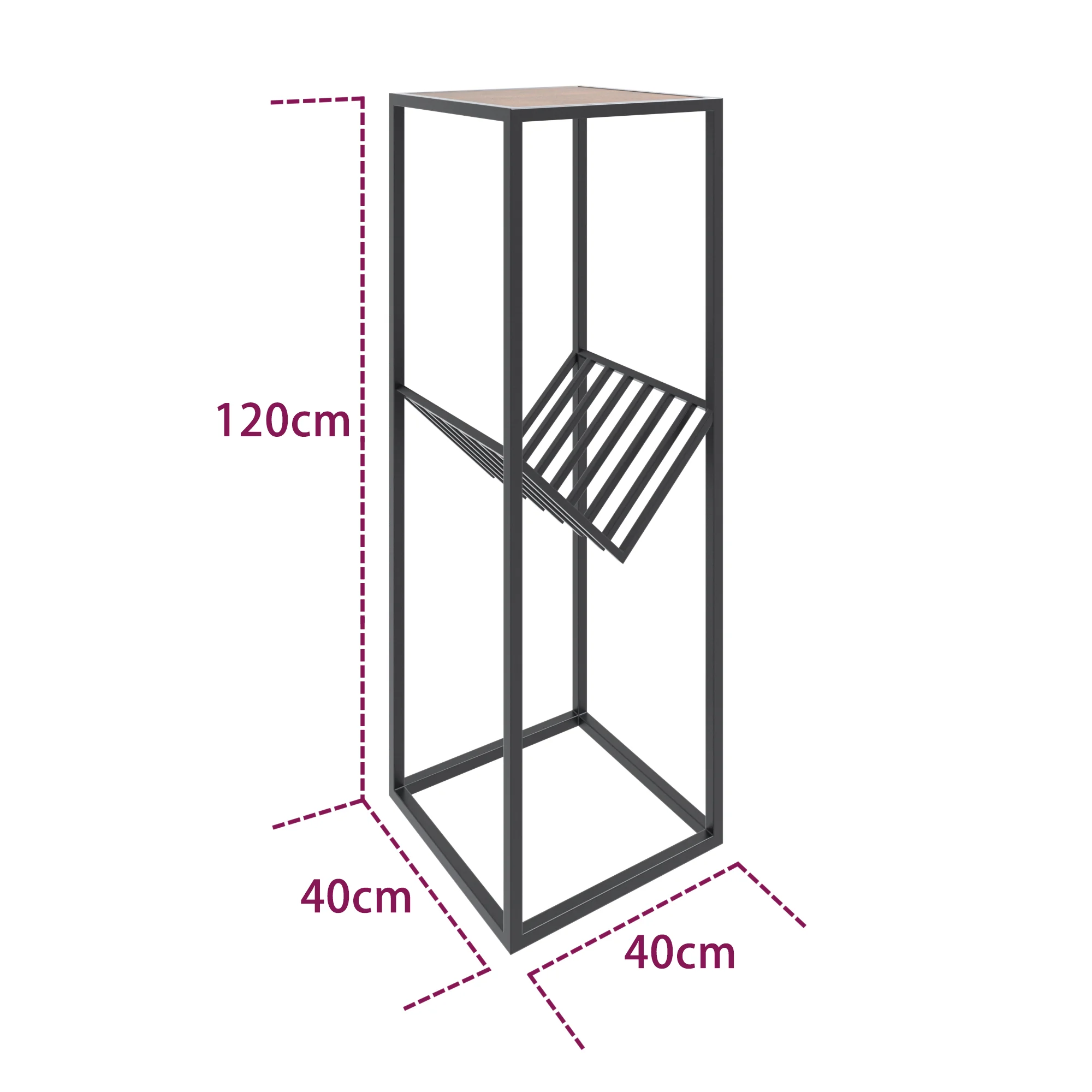 

Комбинация подставки для цветов из кованого железа для телевизора из орехового дерева