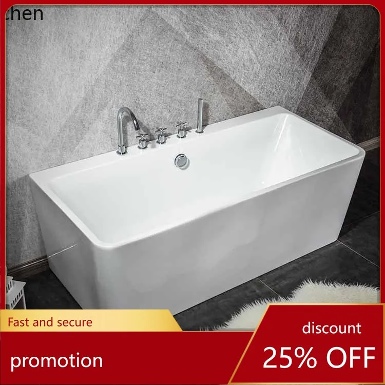 HXL Seamless Spa Surfing Bathtub in Modern Minimalist Style
