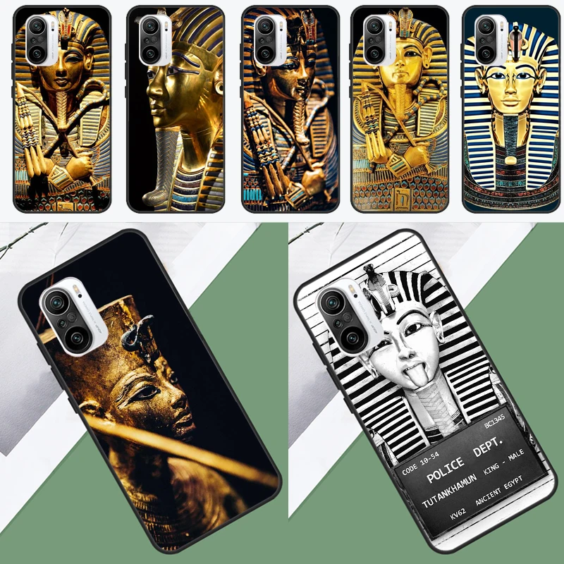 Egypt King Tutankhamun For POCO X5 X3 F5 Pro F4 X4 GT M5s C40 F3 Phone Case For Xiaomi 12T 11T Pro 12 13 Lite 12X