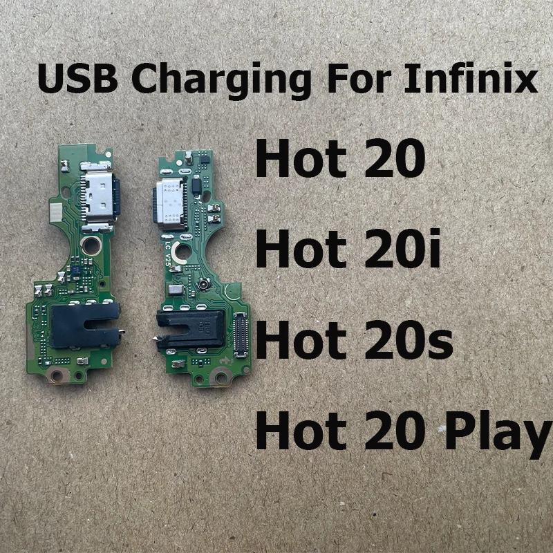 USB Charging Board For Infinix Hot 20i USB Charger Port Plug Connector Flex Cable For Hot 20 20S Play