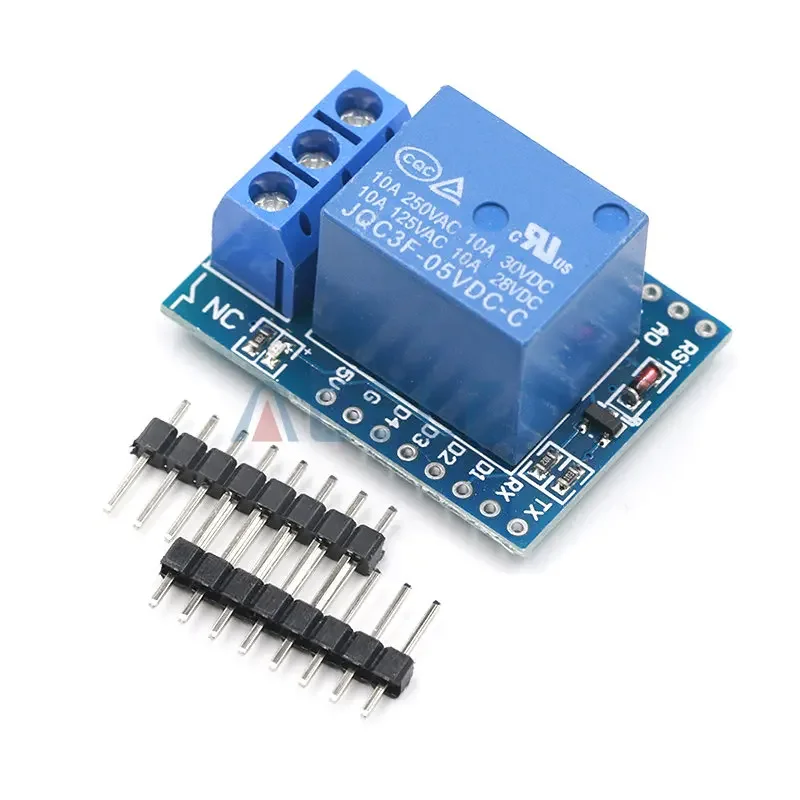 1Set One Channel Wemos D1 Mini Relay Shield Wemos D1 Mini Relay Module ESP8266 Development Board 1 channel