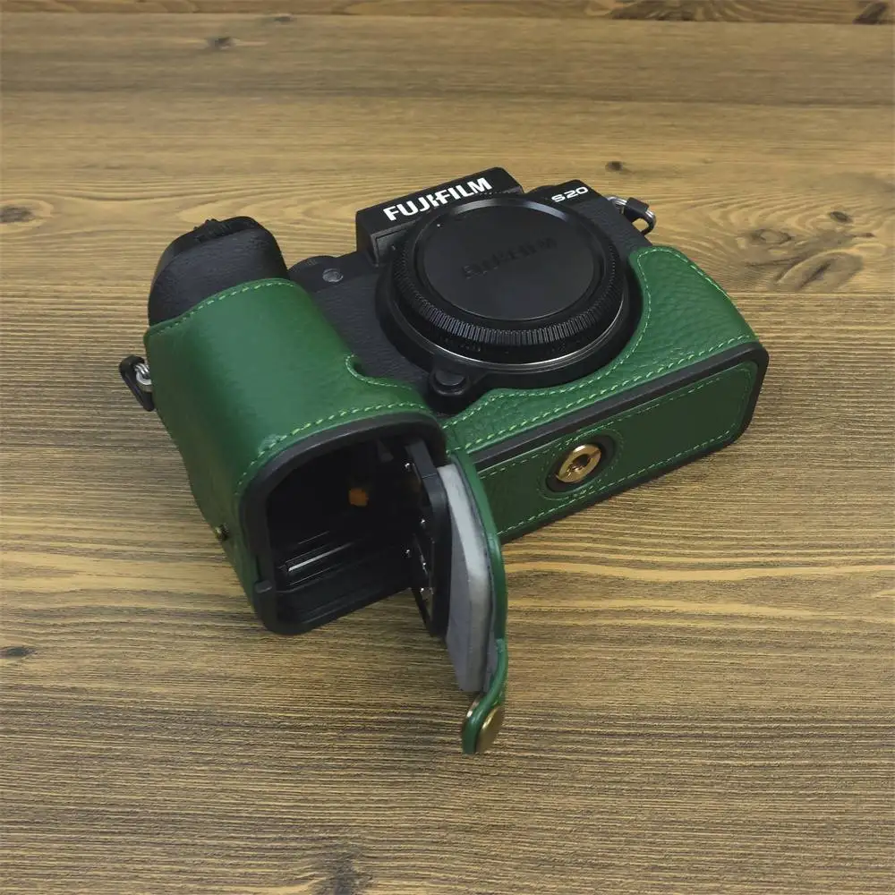 Leather Material X-S20 Case Protect Half Bag For Fujifilm XS20 Camera Accessories