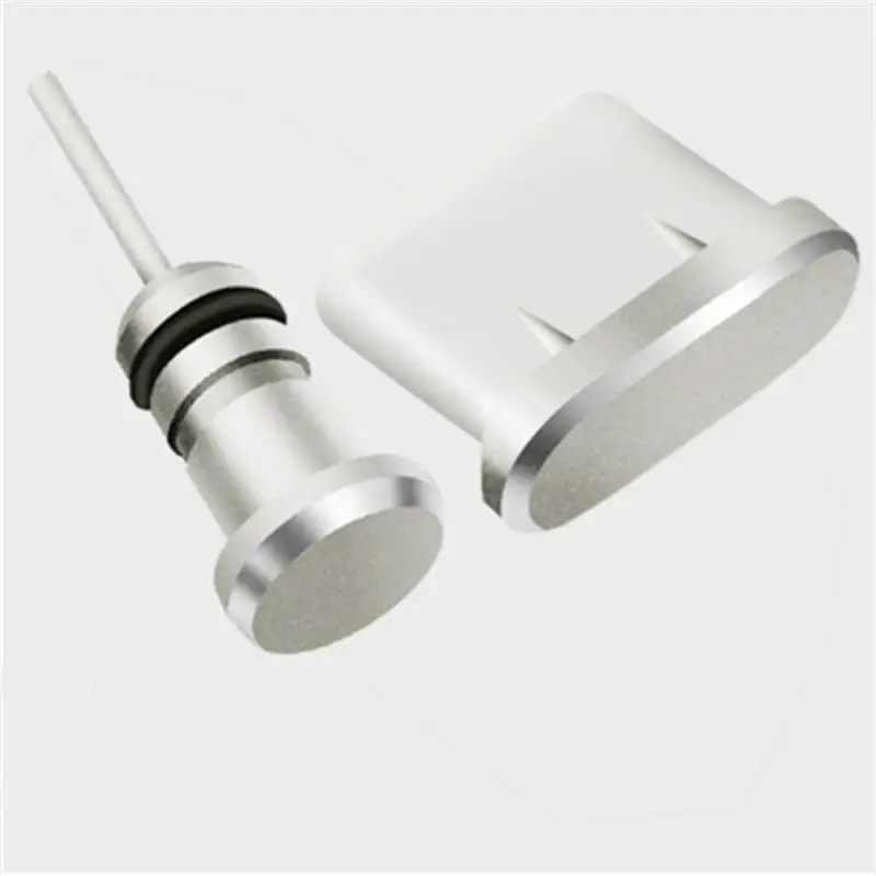 Spina di tipo C Spina antipolvere Jack per auricolari da 3,5 mm Scheda SIM Spina antipolvere USB tipo C per iPhone Samsung Huawei Xiaomi Redmi OnePlus