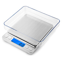 3000g/0.1g Kitchen Electric Scale Digital Jewelry Food Condiment Scale with Backlight High Precision Gram Oz Kitchen Tool