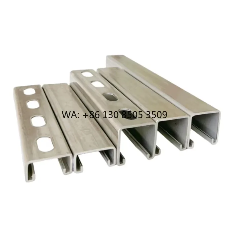 U-Shaped Cut Notch Ground Roof Solar Mounting Bracket with Steel Channel for Cement Board