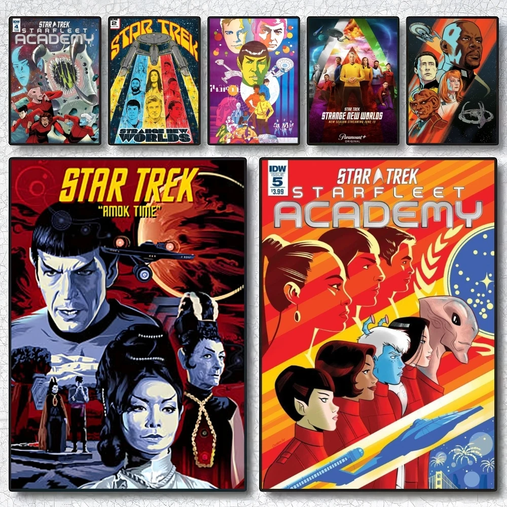 

Classic S-Star Trek Poster Holiday Gifts Designed For Home Restaurant Office Space Corridor Wall Art