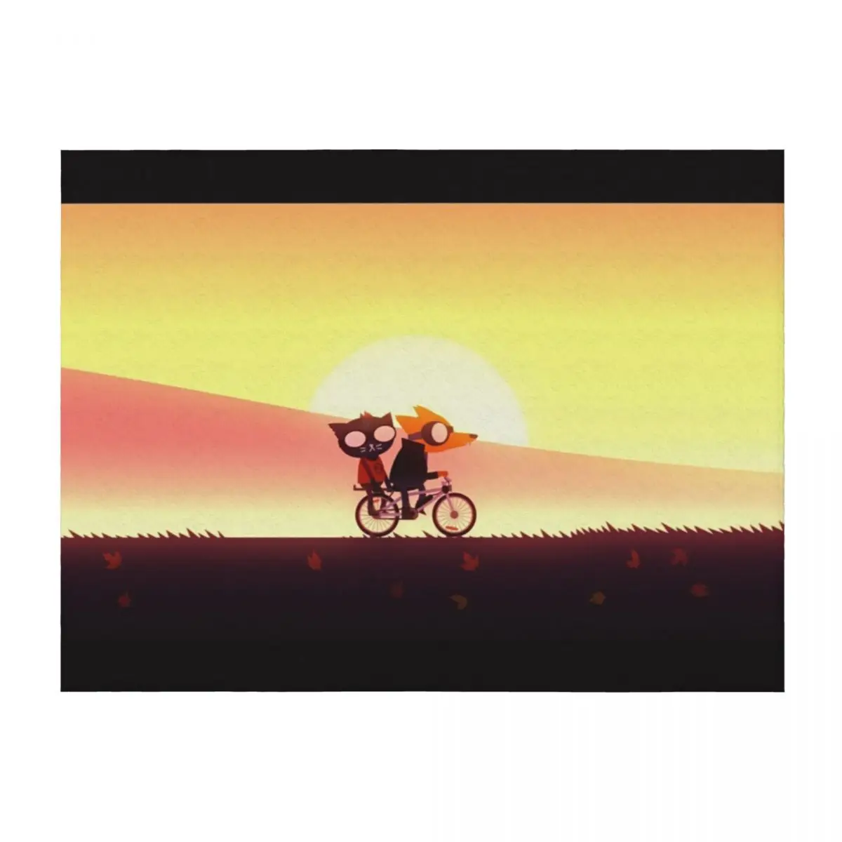 

Night in the woods cycles poster HD Throw Blanket anime halloween Fashion Sofas For Sofa Thin Blankets
