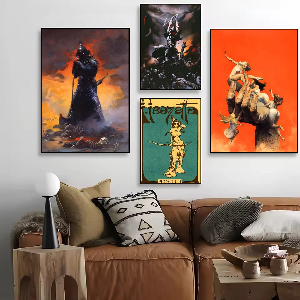 كول فرانك فرازيتا ملصق فني HD الفن لزجة جدار مقاوم للماء غرفة المعيشة المنزلي غرفة نوم بار الديكور الجمالي