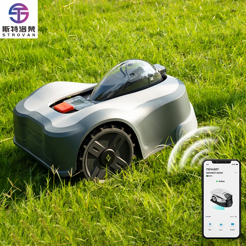 

STLF Автоматическая косилка с электрической батареей, GPS-газонокосилка, робот-косилка, беспроводная функция зрения, машина для резки травы