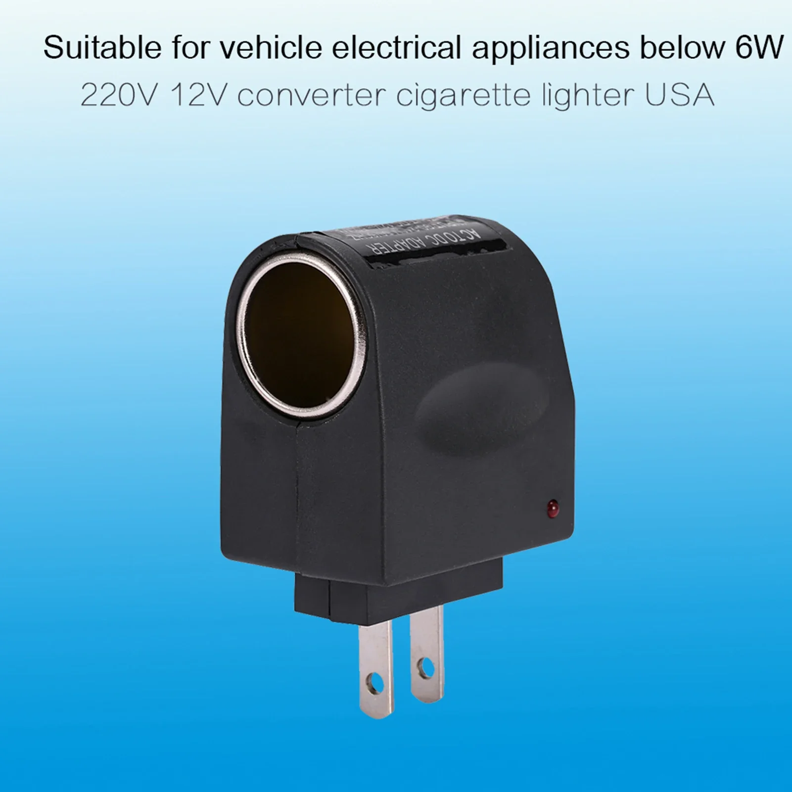 

Wall Power AC to 12V DC Car Charger Cigarette Lighter Converter Adapter US EU Plug