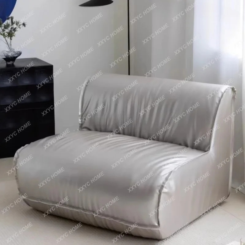 XXMinimalist, niche design silver, modern minimalist creative bread lazy leisure sofa