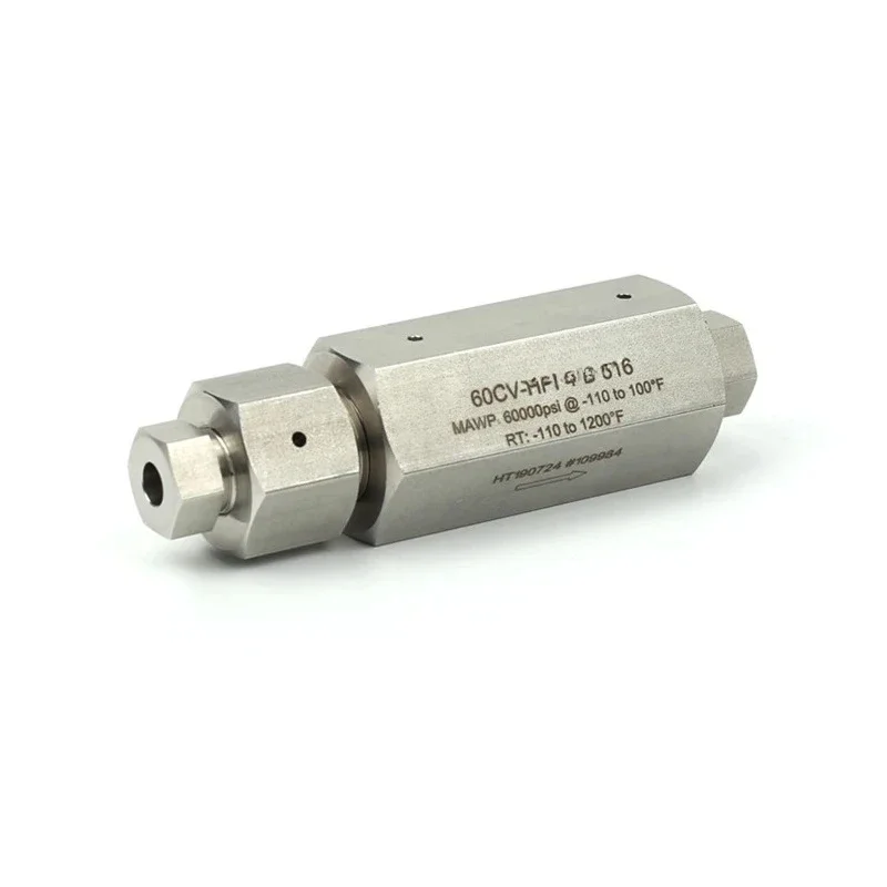 Parker Swagelok Type 20000psig 1/4 in Super ultra High Pressure Non Return Valves  Stainless Steel Autoclave Type Check Valves
