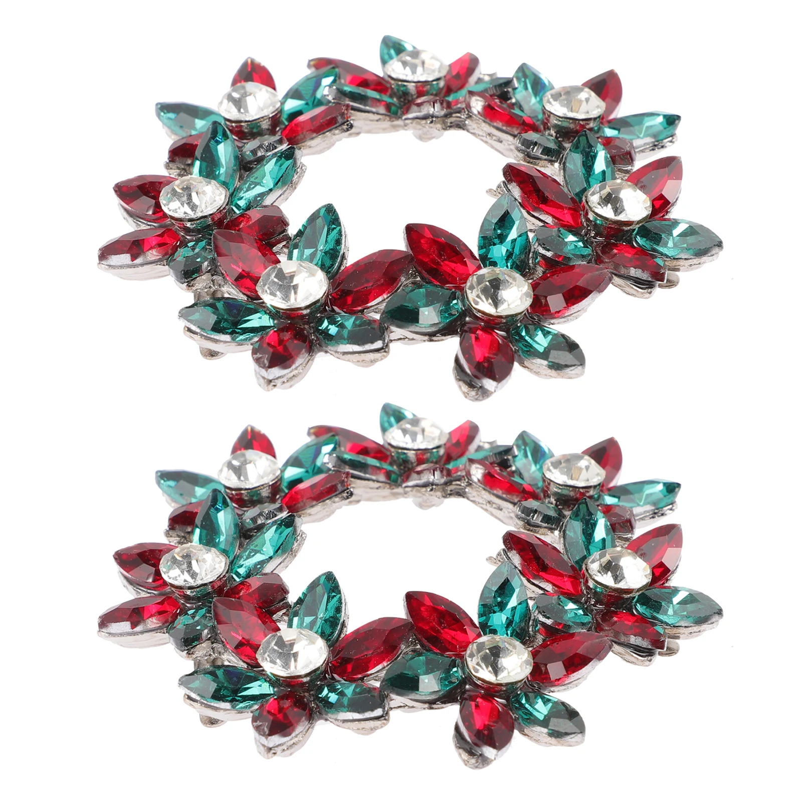 

2Pcs Crystal Shoe Clips Decorative Accessories for Women Bridal Wedding Rhinestone Fashion Jewelry Gifts Shoe Flowers