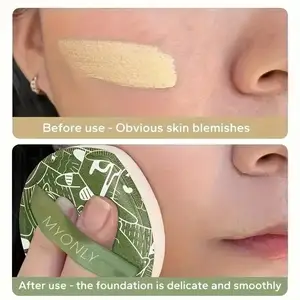 Soft Air Cushion Puff Brush, Blender Round Makeup, Marshmallow Elastic Cosmetic Foundation Powder Set, 3 PCs per box 12 Main Sales Makeup Kit - №2