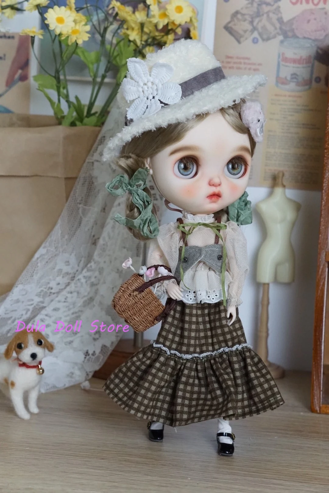 

Dula Doll Clothes Dress Romantic garden girl set for Blythe ob24 ob22 Azone Licca ICY JerryB 1/6 Doll