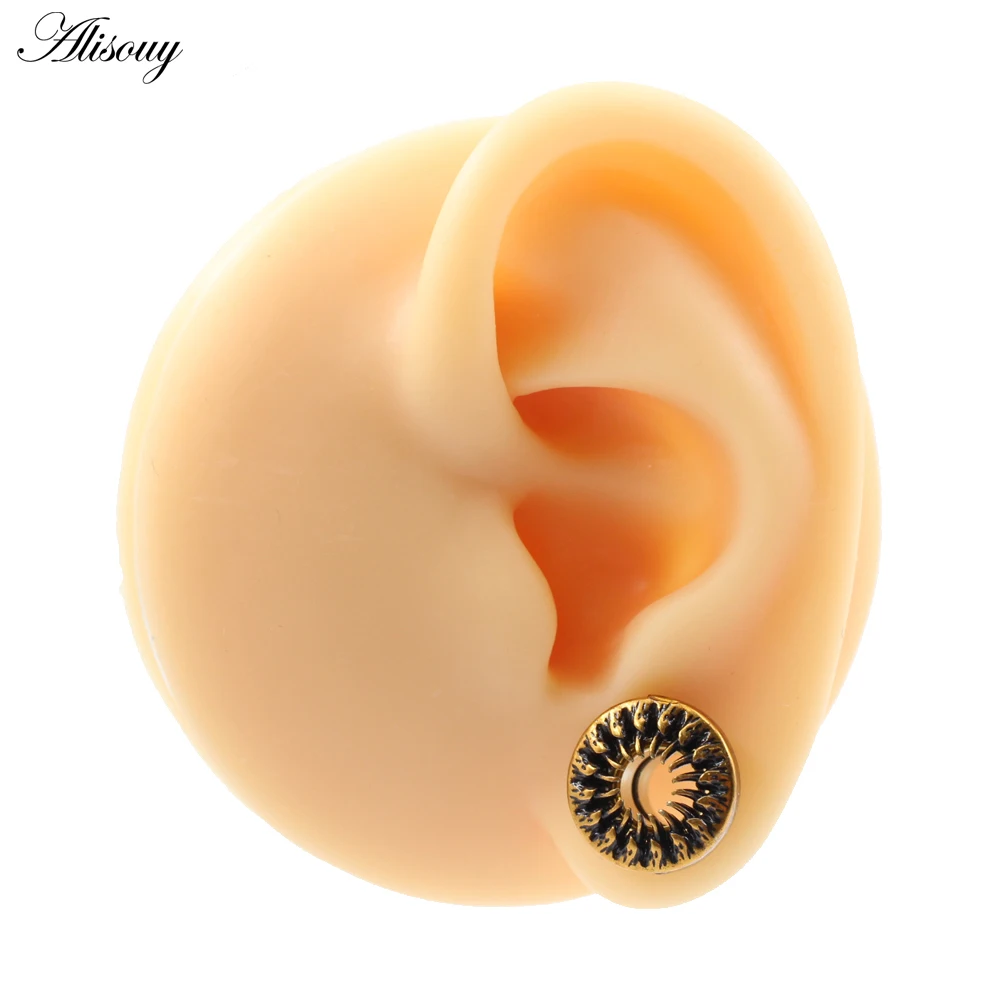 1 Piece Steel Claw Fangs Thread Flared Stainless Ear Tunnels Plug Expander Stretcher Gauges Earrings Piercing Body Jewelry