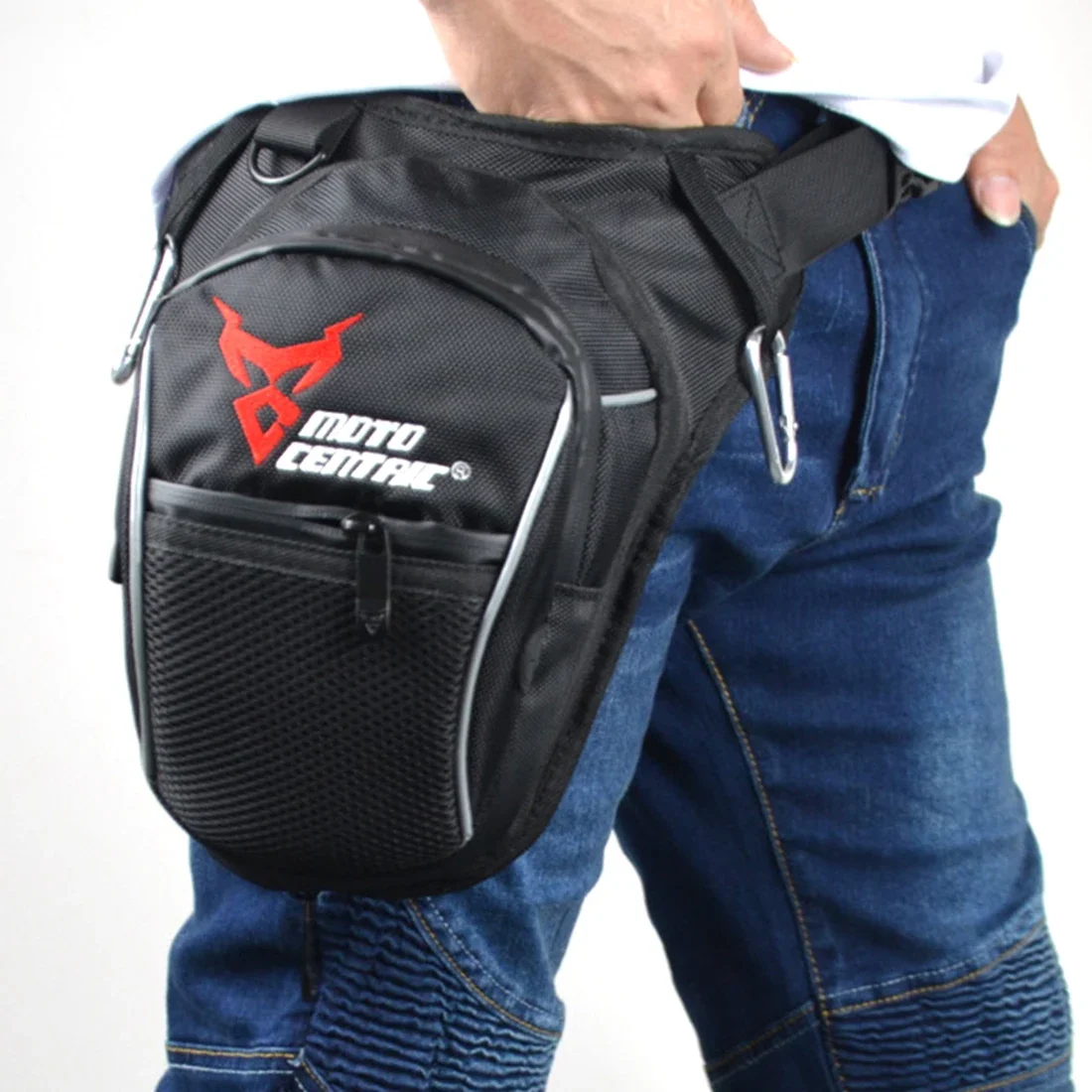 

Men Waterproof Oxford Waist Drop Leg Bag Thigh Hip Bum Belt Fanny Pack Casual Shoulder Bag Motorcycle Ride Outdoor Running Sport