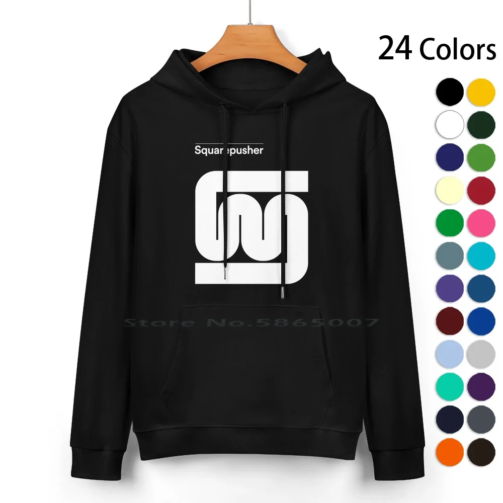 

S Pure Cotton Hoodie Sweater 24 Colors Squarepusher Ambient Aphex Twin Drum And Bass Electronica Modular Type Design Typography