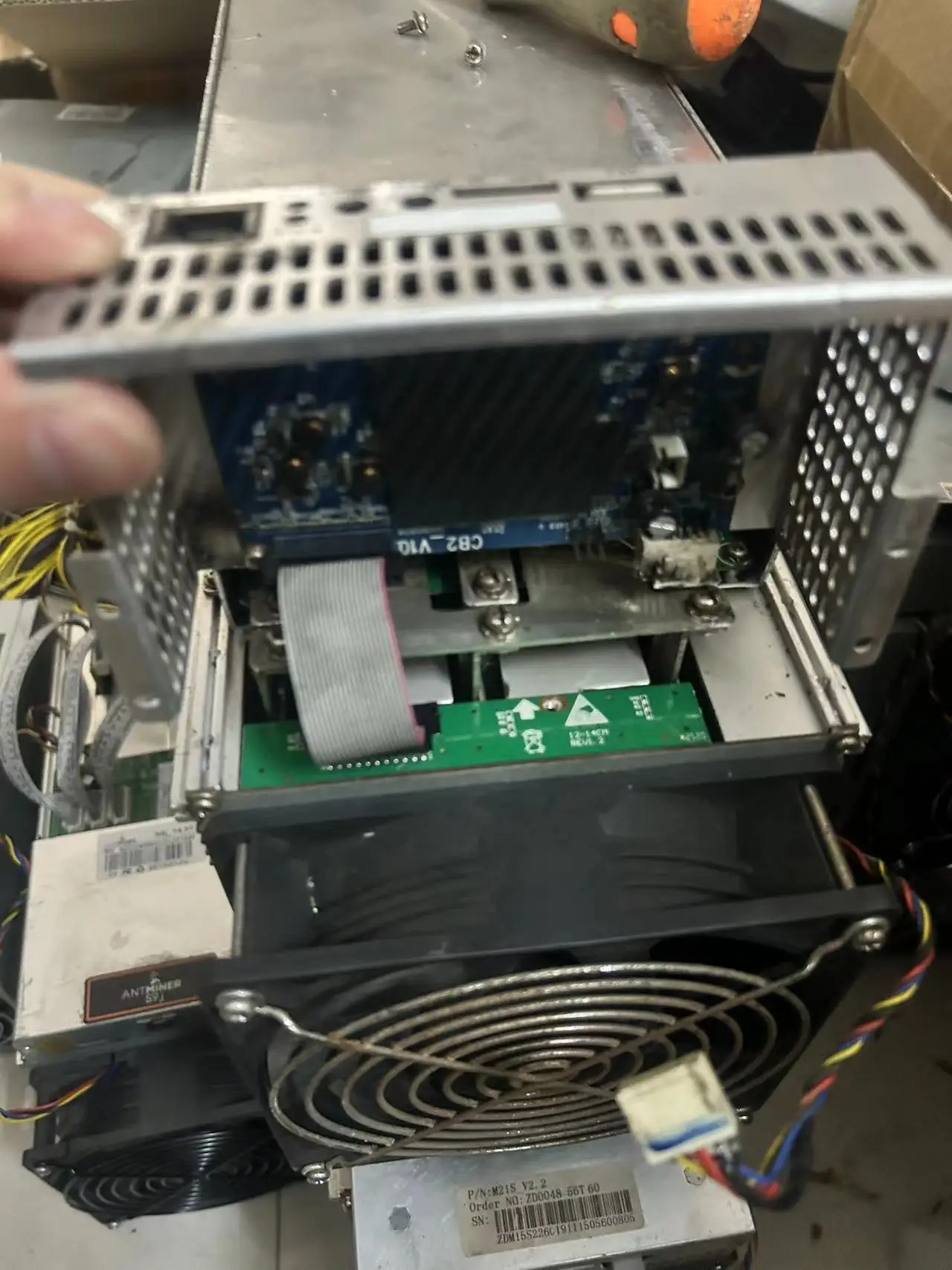 Imagem -04 - Placa de Adaptador do Cabo Whatsminer M21s M2s M30s Placa de Circuito do Cabo Asic Sha256 Btc Bch Bsv Mineração