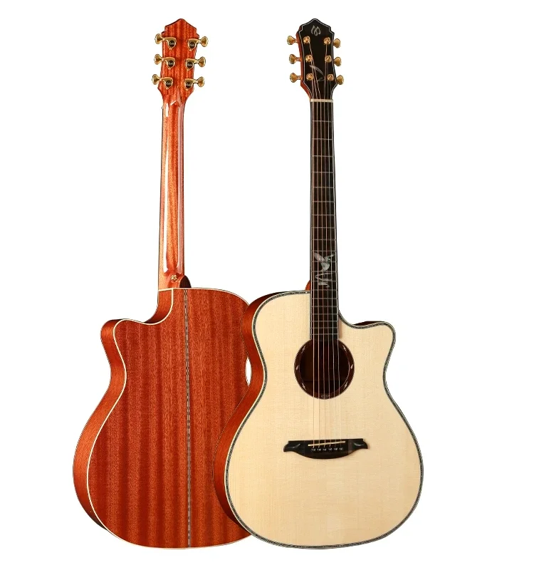 Mollo Unita single board folk beginner Internet celebrity recommended custom new mahogany C mine wooden guitar