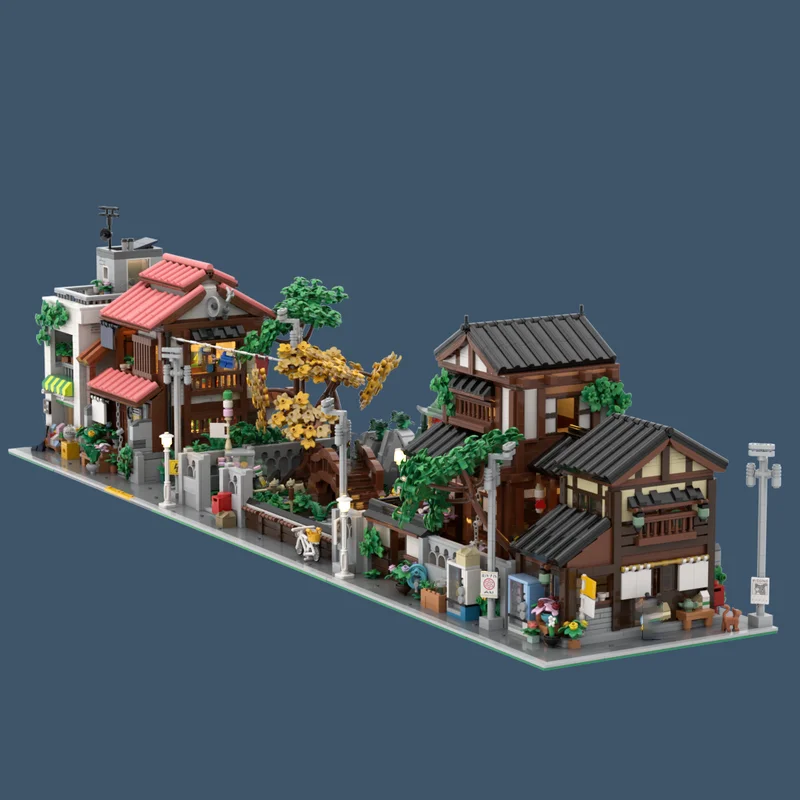 

MOC set Japan famous street view house building modular building block assembly model technology brick toy children's gift
