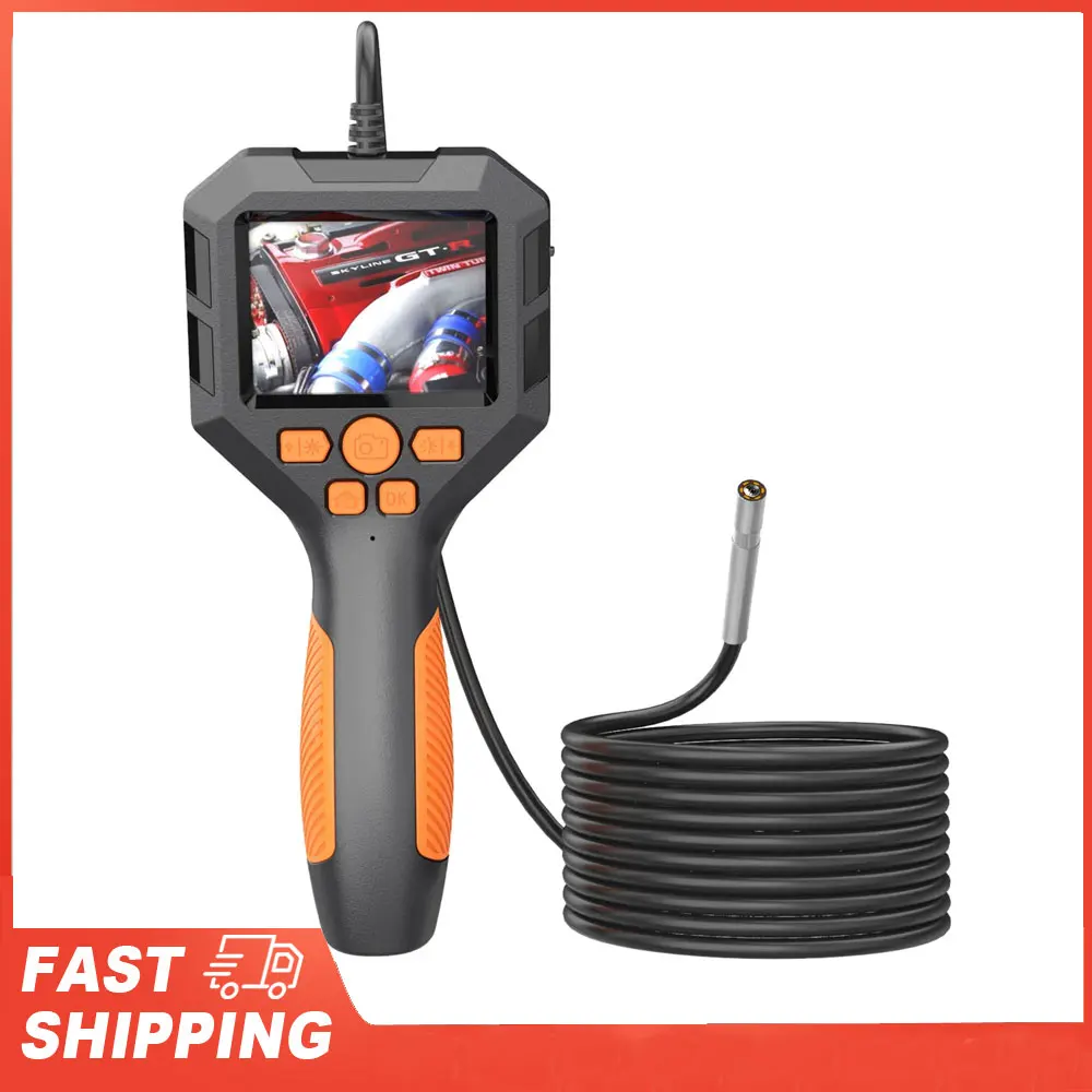 1080P Digital Borescope IP68 Water Resistant Scope Camera Industrial Endoscope Electronic Camera Video Picture Taking Handheld