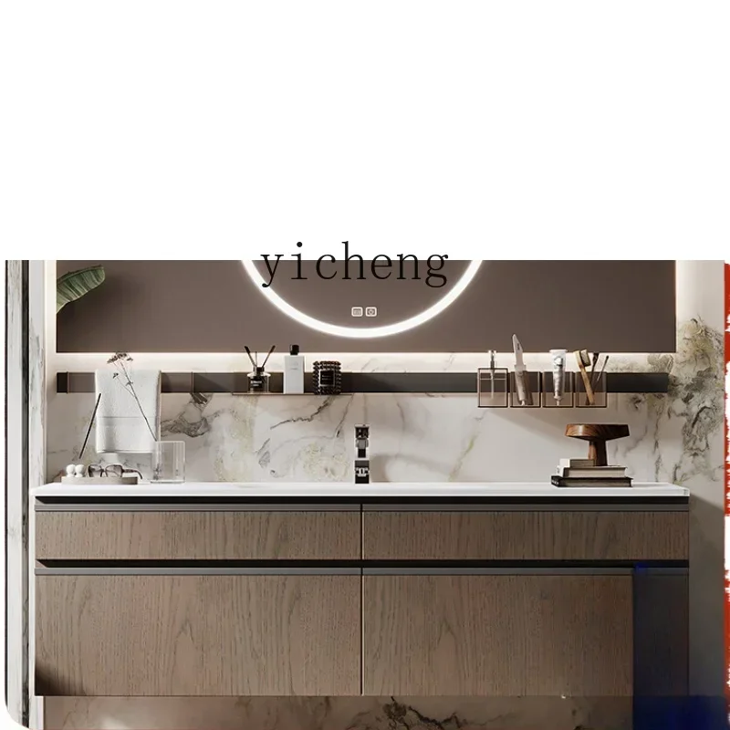 

integrated basin bathroom cabinet combined bathroom washbasin washbasin storage rack