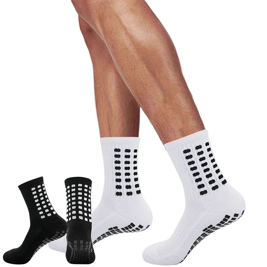 

Мужские и женские нескользящие носки для упражнений, профессиональные для футбола, баскетбола, бейсбола, регби, футбола, велоспорта, тенниса, скейтборда ​