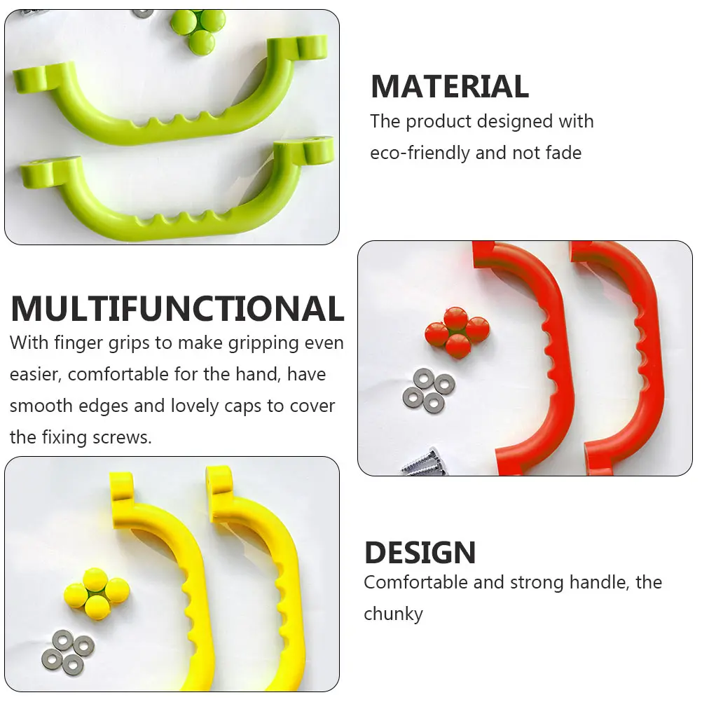 

Plastic Handle Toy Accessories Kids Climbing Safety Playhouse Handles Non Slip Playground Equipment Outdoor Indoor