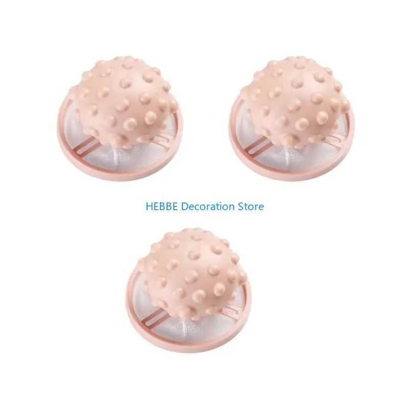 B0KC 3PCS Lint Catcher Hair Remover Floating Hair Filter Net Bag for Laundry Debris Trap Spotless Clothes Washing Essential