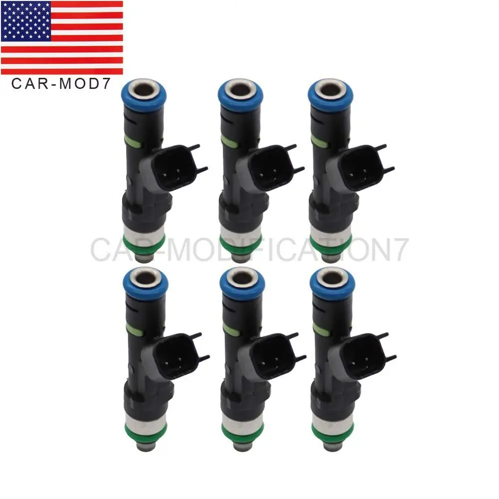 

Set of 6 Fuel Injector For 2008-2010 Chrysler Town & Country 3.3L 3.8L New