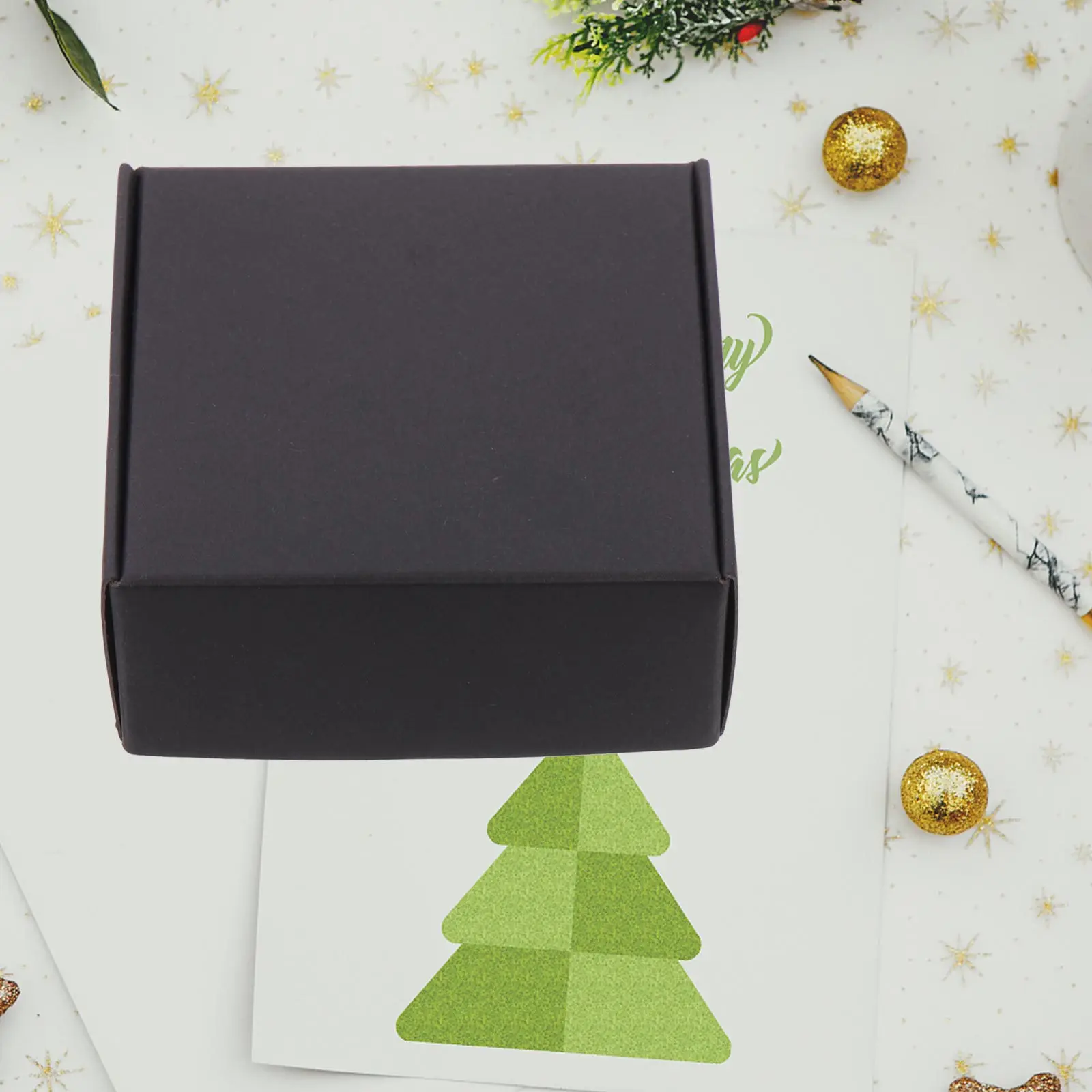 20 قطعة صندوق تعبئة أسود صديق للبيئة صندوق تعبئة بريد لصناديق الشحن خفيفة الوزن ولكنها حواف أنيقة