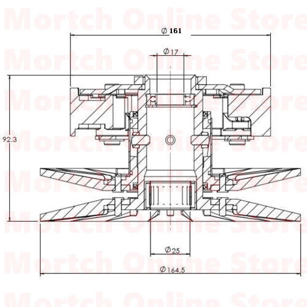 LINHAI YAMAHA 400 CVT حامل القابض الخلفي Assy 400-5036A لـ Linhai Yamaha Keeway Jinlang Feishen Scooter ATV