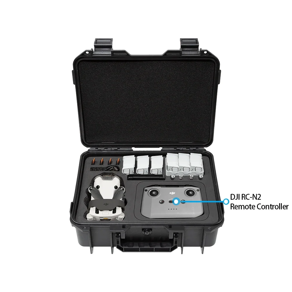 For DJI Mini 3/4Pro Case Mini 4 Pro Explosion Proof Case Mini 4 Pro Bag Portable Waterproof Box Hard Shell Large Capacity Case - Image 3