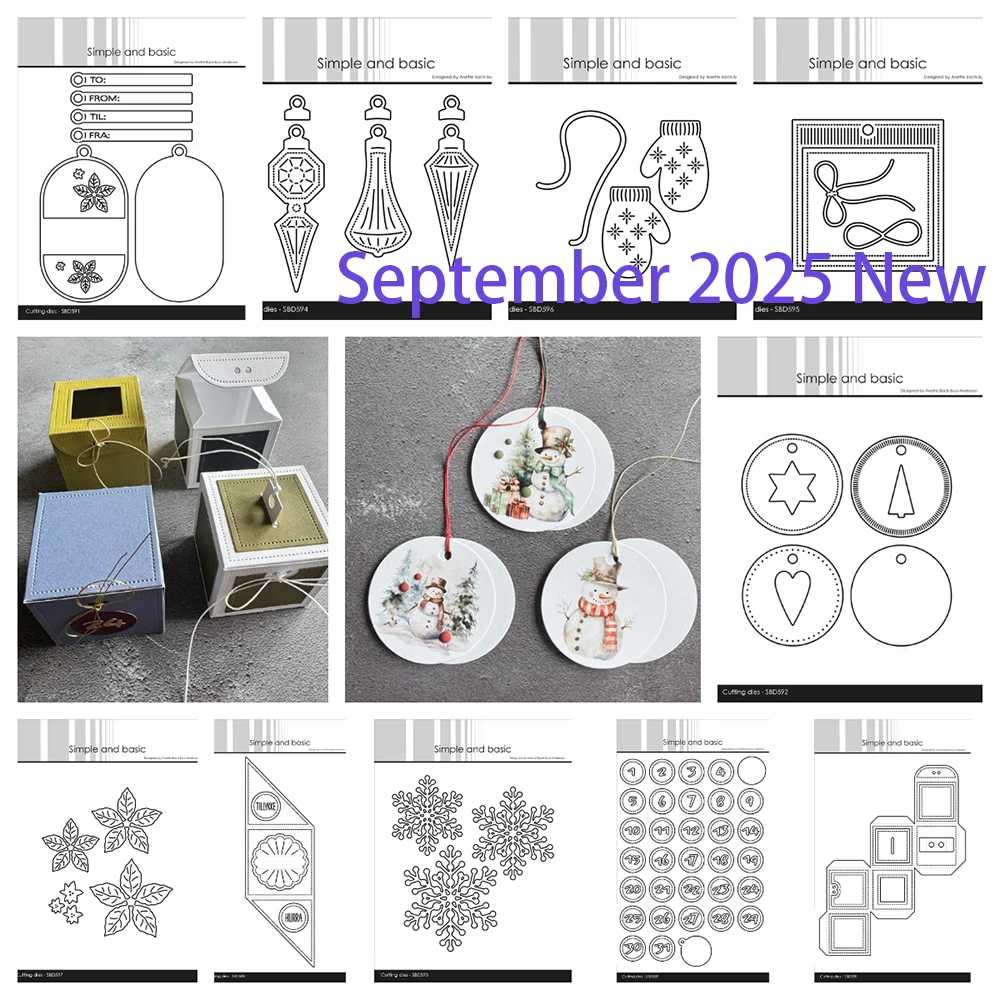 

Christmas decorations Metal Cutting Dies and Stamps Scrapbook Square box Card DIY Decoration Craft Embossing Greeting Card New