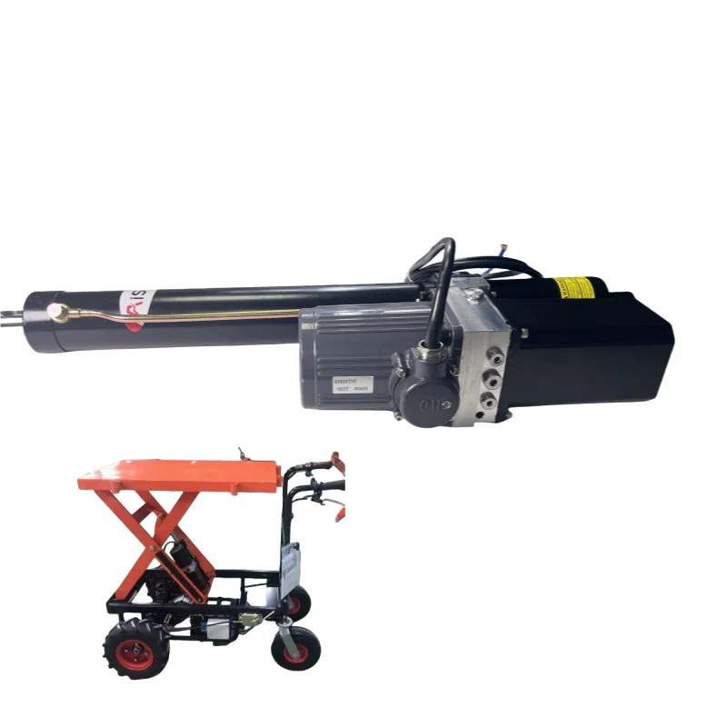 12V electro-hydraulic cylinder small pneumatic linear actuator with 24v motor for RV core component motor