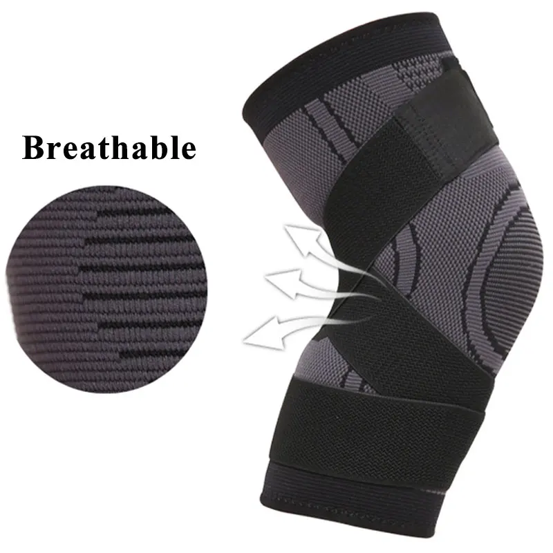 2 Pieces Reinforced Sports Knee Support Non-Slip Knee Pads Knee Protector Knee Brace