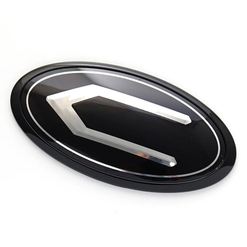 1pc Black C Logo Emblem Car Front Grille Rear Trunk Lid Badge for Concepto Sticker Decals Accessory