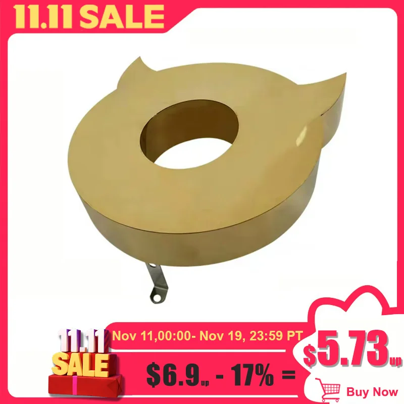 

100PCS/Pack 201 Brushed Stainless Steel L Bracket for Backlit Channel Letter Mounting Lug Installation Ear