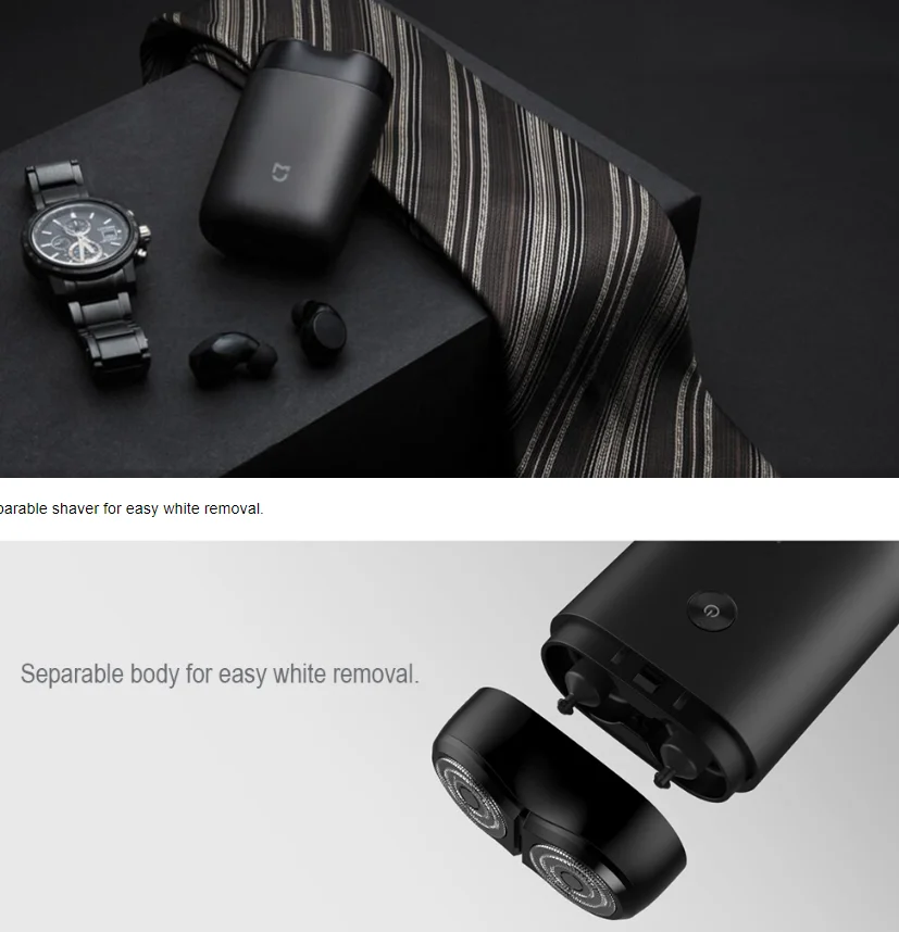 Сменная бритвенная головка Xiaomi для электробритвы Xiaomi Mijia S100 сменные головки бритвы 2, плавающая головка, 100% оригинальная головка