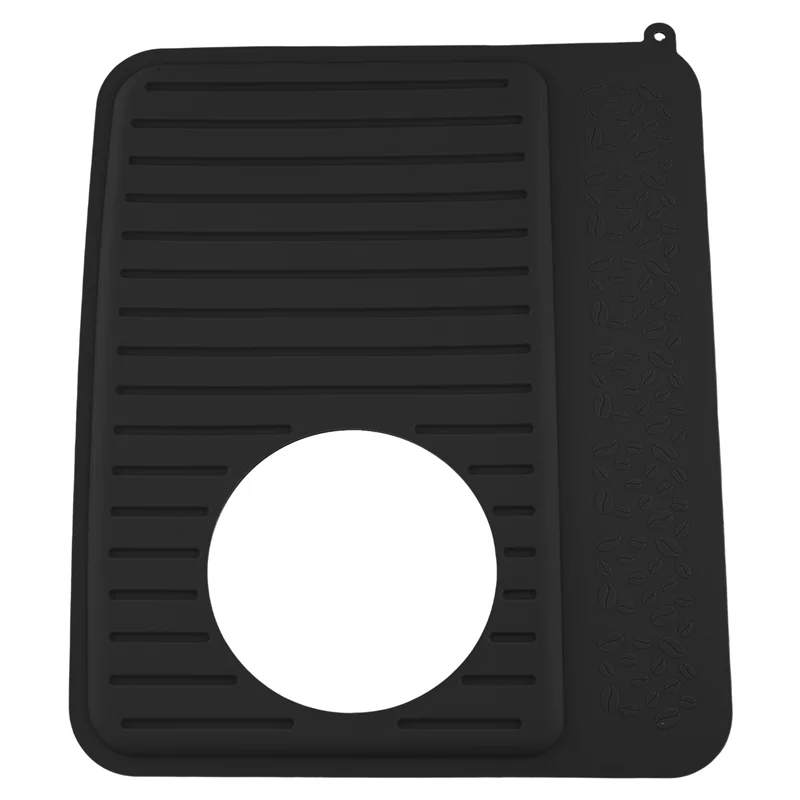 【Flash-Deal!】Espresso Machine Accessories–For Breville 878/881 Compatible Tamper Mat & Tamping Station Black
