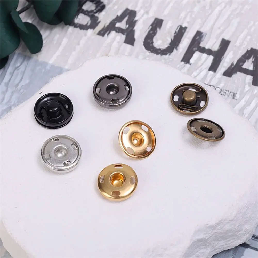 1pc 14/18mm Plum Blossom Metal Buttons Self-Sewing DIY Snap Buttons Wallet Craft Fasteners Clasps Buttons For Clothes Bags Shoes