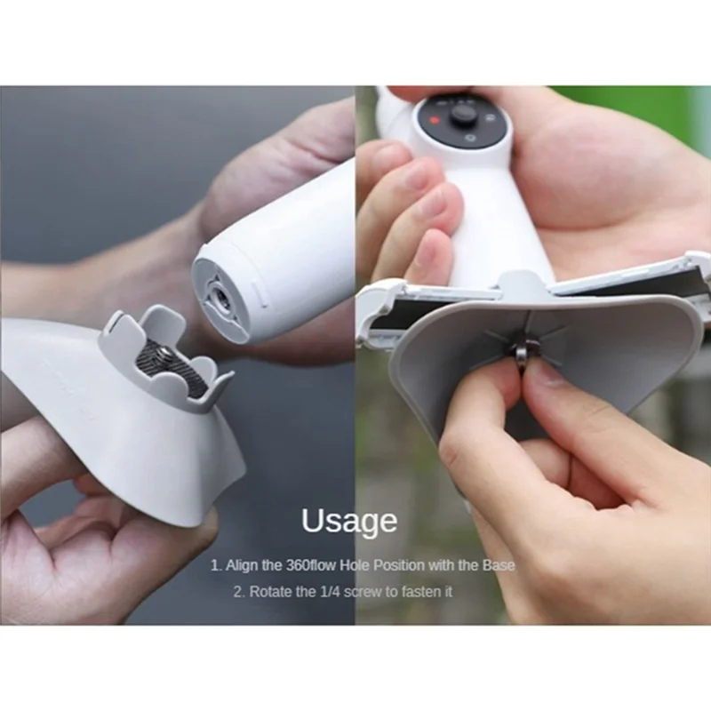 SUNNYLIFE For Insta360 Flow Support Base Handheld Gimbal Desktop Strengthen Base Stabilizer Mount Stand Accessories-X64A